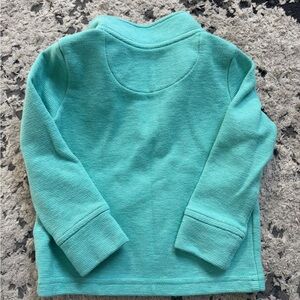 Vineyard Vines Boys Kids 2T Aqua/Teal half zip